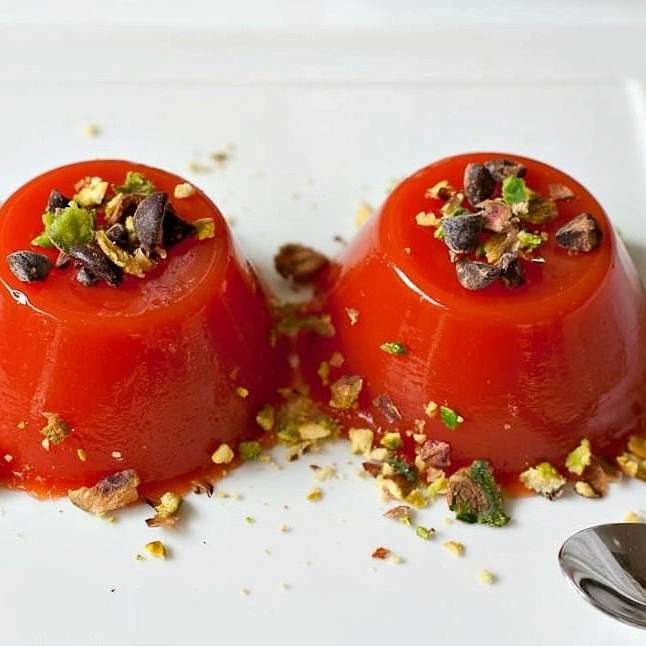 Арбузный пудинг