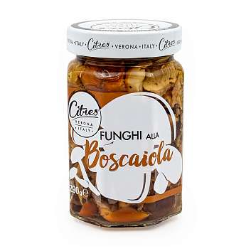 Грибы алла Боскайола, CITRES, 0,290 кг/0,200 кг/0,319 л (ст/б)
