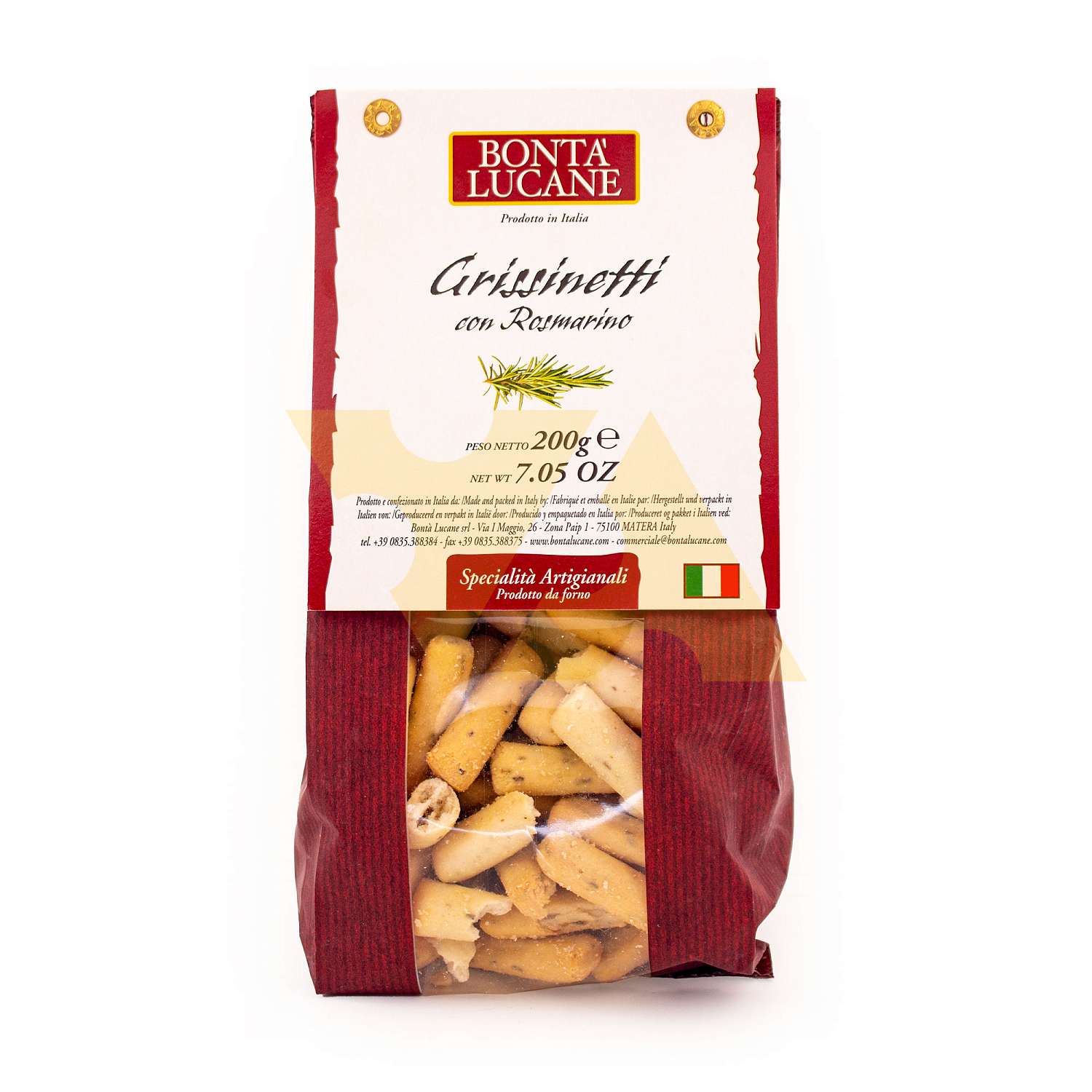 Гриссинетти со вкусом розмарина SPECIALITA ARTIGIANALI, BONTE LUCANE, 0 ...