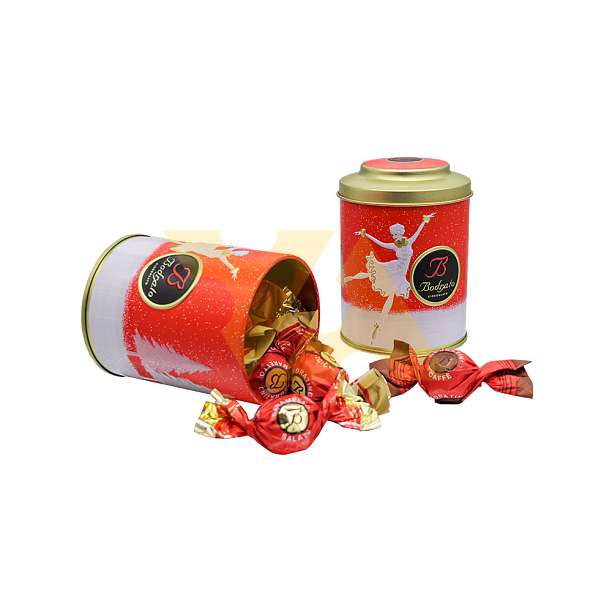 Конфеты шоколадные ассорти, BODRATO CIOCCOLATO, 0,070 кг (новогодняя ж/б балет)  Bodrato Cioccolato Италия