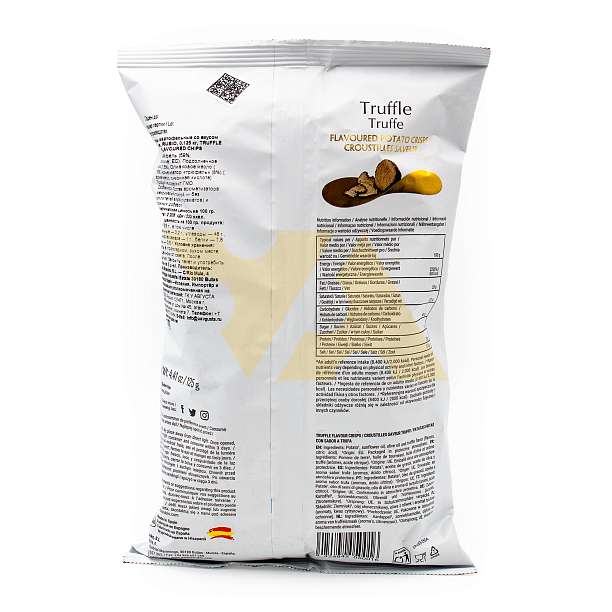 Чипсы картофельные со вкусом трюфеля, RUBIO, 0,125 кг  Rubio Snacks Испания
