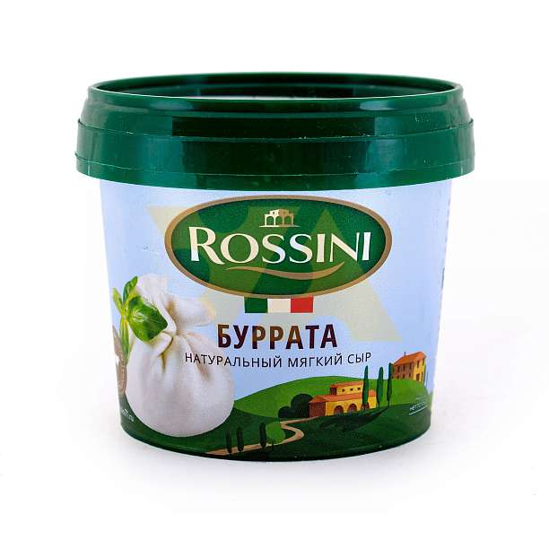 Буррата, сыр свежий в рассоле, жирность 50%, РОССИНИ, 0,200 кг/0,550 кг (пл/ст)  РОССИНИ Россия