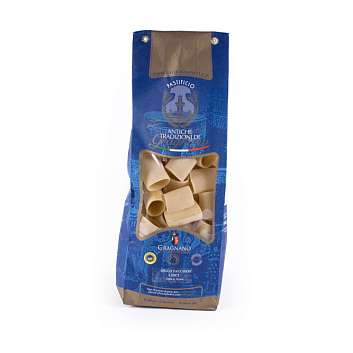 Мецци Паккери Лиши, паста из твердых сортов пшеницы из Граньяно IGP, ANTICHE TRADIZIONI DI GRAGNANO, 0,5 кг