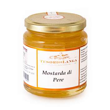 Мостарда из груши, TESORI DI LANGA, 0,380 кг (ст/б)