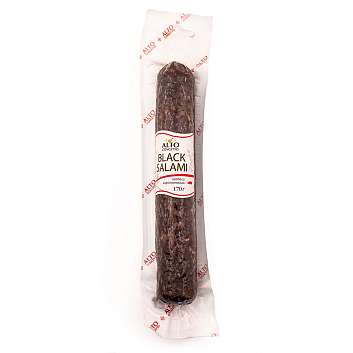 Колбаса сырокопченая «BLACK SALAMI» / БЛЭК САЛЯМИ (батон) 170 гр