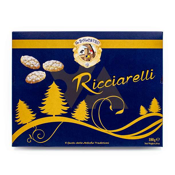 Печенье Риччиарелли, IL BALESTRO, 0,180 кг (карт/кор)  Le Logge Италия