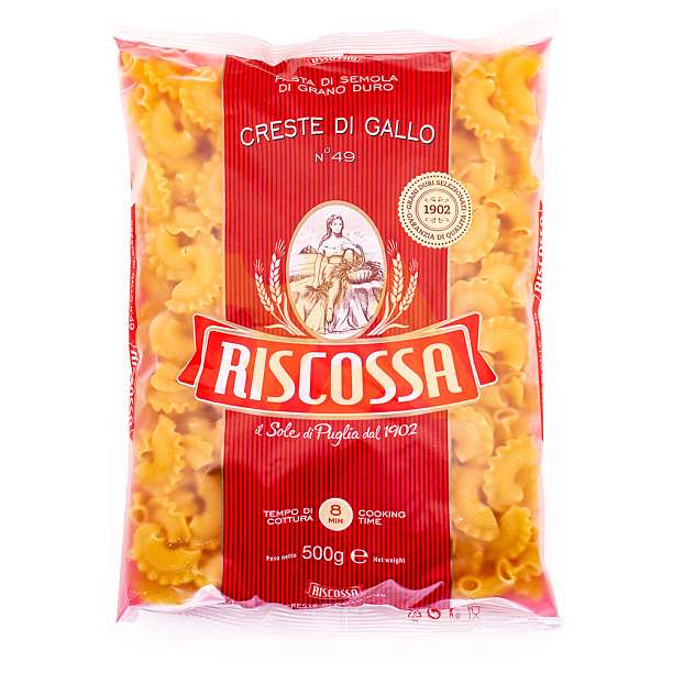 Кресте ди Галло №49, паста из твердых сортов пшеницы, RISCOSSA, 0,5 кг  Pastificio Riscossa Италия