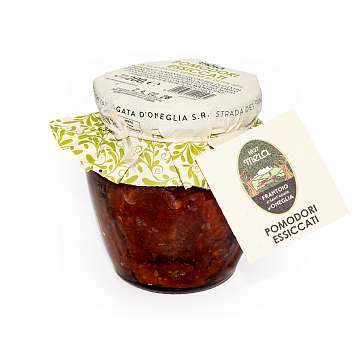 Томаты сушеные в оливковом масле первого холодного отжима 39%, SANTAGATA, 0,2 кг (ст/б)