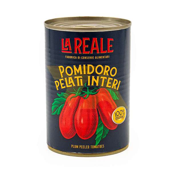 Томаты очищенные Пелати LA REALE, ICAB, 0,4 кг/0,24 кг/0,425 л (ж/б)  La Fiammante Италия