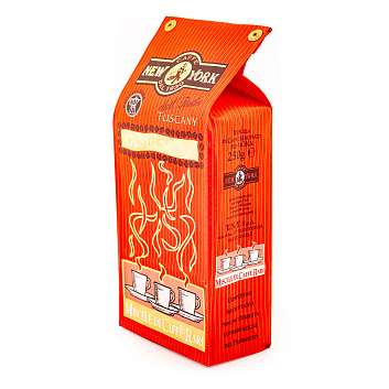 Кофе Соаве, смесь обжаренного кофе молотый, NEW YORK, 0,250 кг (красная бум/уп)