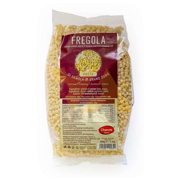 Фрегола по-сардински, паста из твердых сортов пшеницы, CHERCHI, 0,500 кг  Cherchi Италия