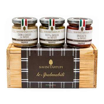 Набор соусов LE SPALMABILI (артишоки, песто, брускетта), SAVINI TARTUFI