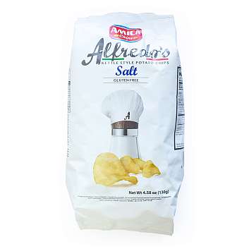Чипсы картофельные с солью, ALFREDO\'S, ТМ AMICA CHIPS, 0,13 кг