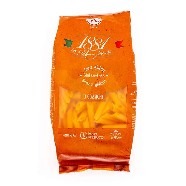 Пенне ригате №30 без глютена, BERRUTO, 0,400 кг  Pasta Berruto Италия