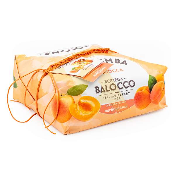 Коломба с цукатами из абрикосов, BOTTEGA BALOCCO, 0,750 кг (бум/уп)  Balocco Италия