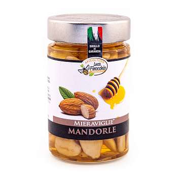 Миндаль в меду, LUCA FINOCCHIO, 0,210 кг (ст/б)