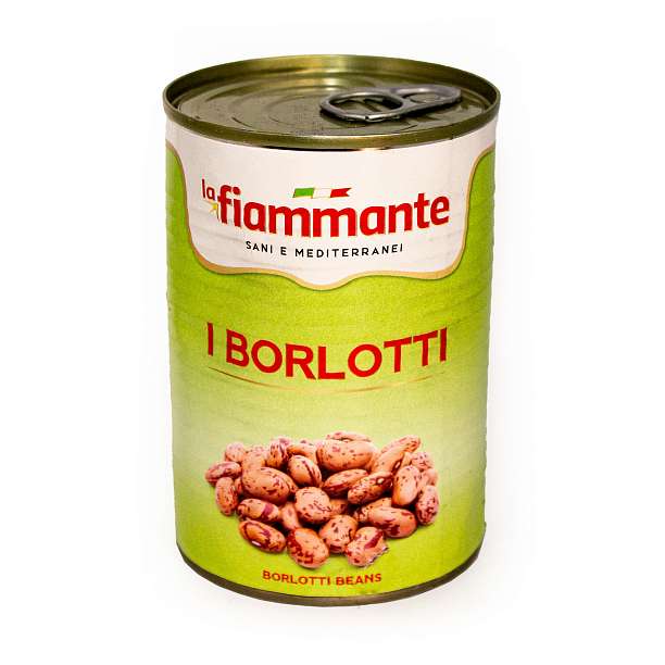 Фасоль красная Борлотти LA FIAMMANTE, ICAB, 0,4 кг/0,24 кг/0,425 л (ж/б) 410 La Fiammante Италия