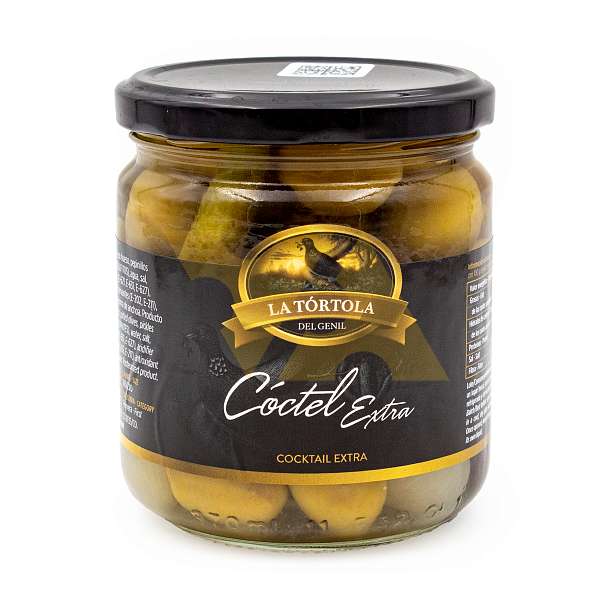 Коктейль Экстра, смесь оливок и маринованных овощей, LA TORTOLA, 0,370 кг/0,200 кг (ст/б)  LA TORTOLA Испания