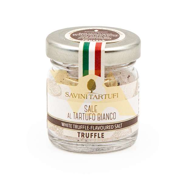 Соль ароматизированная белым трюфелем, SAVINI TARTUFI, 0,030 кг (ст/б)  SAVINI TARTUFI Италия