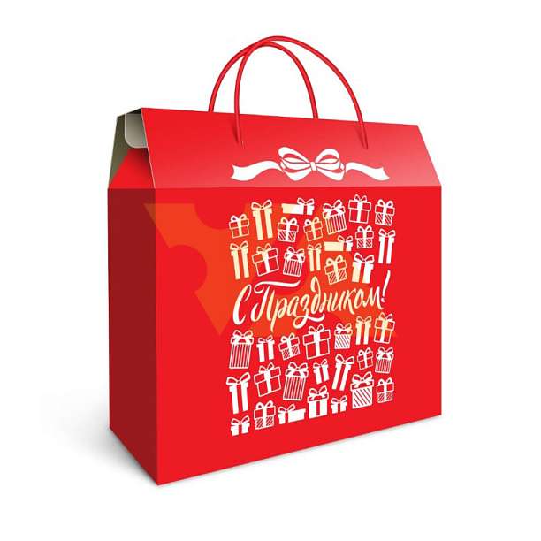 Новогодняя упаковка "Базовый b313" "С Праздником!"