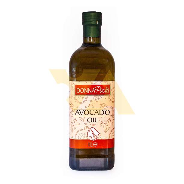 Масло из авокадо рафинированное т.м. DONNA PAOLA, BASSO, 1 л (ст/бут)  Basso fedele figli srl Италия