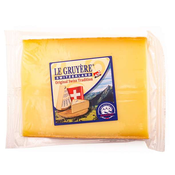Грюйер АОP, сыр твердый, жирность 49%, ~ 0,2 кг (вак/уп) 0.2 Margot Fromages SA Швейцария