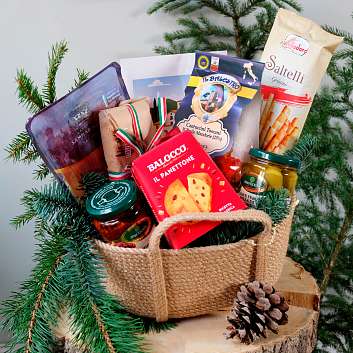 Набор подарочный Tesori d\'Italia в корзине