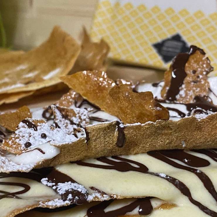 Мильфей из хлеба Карасау