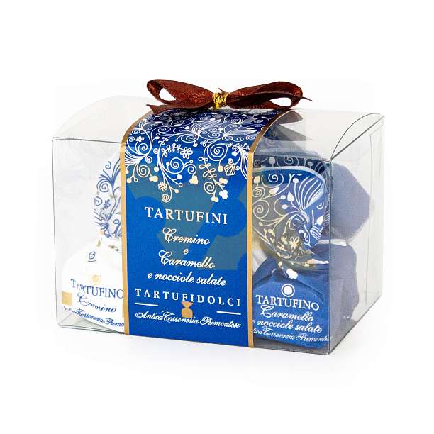 Конфеты Трюфель Кремино с карамелью и соленым лесным орехом, ANTICA TORRONERIA PIEMONTESE, 0,063 кг (пл/кор блистер)  Antica Torroneria Piemontese Италия