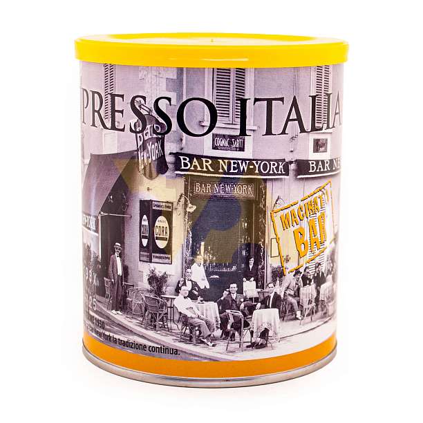 Кофе Эспрессо Итальяно, смесь молотого кофе, для барных кофемашин MACINATO BAR, NEW YORK, 0,250 кг (ж/б)  Caffè New York Италия