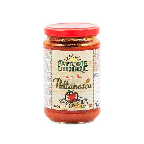 Соус томатный "путанеска" (алла Путтанеска), FATTORIE UMBRE, 0,28 кг  0.28 Fattorie Umbre S.r.l. Италия