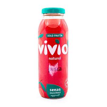 Напиток фруктовый натуральный с персиковым соком без добавления сахара, VIVIO, 0,250 л (ст/бут)