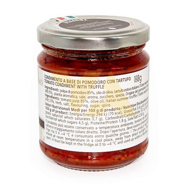 Соус на основе томатов с трюфелем BRUSCHETTA, SAVINI TARTUFI, 0,180 кг (ст/б)  SAVINI TARTUFI Италия