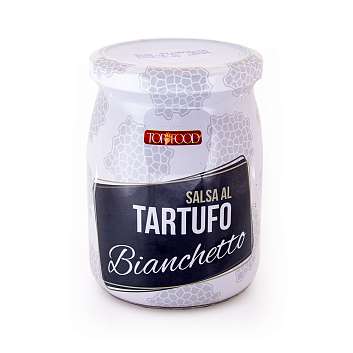 Соус Трюфельный BIANCHETTO, на основе белого трюфеля, TOP FOOD, 0,58 л/0,52 кг (ст/б)