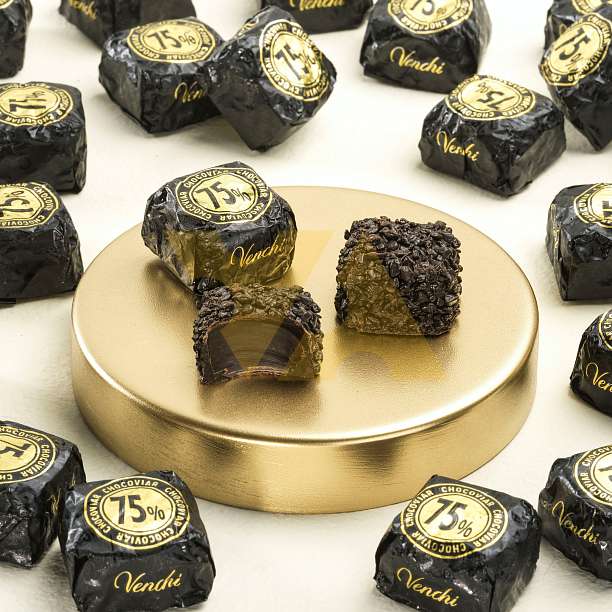 Конфеты из горького шоколада 75% CHOCOVIAR SELECTION, VENCHI, 1 кг  Venchi Италия