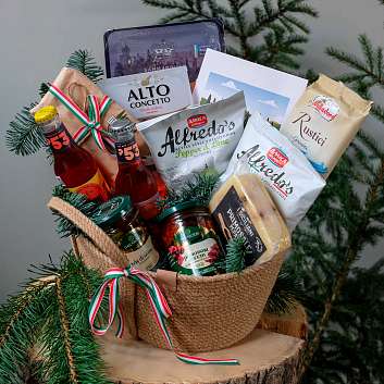 Набор подарочный Magia dell\'Aperitivo в корзине