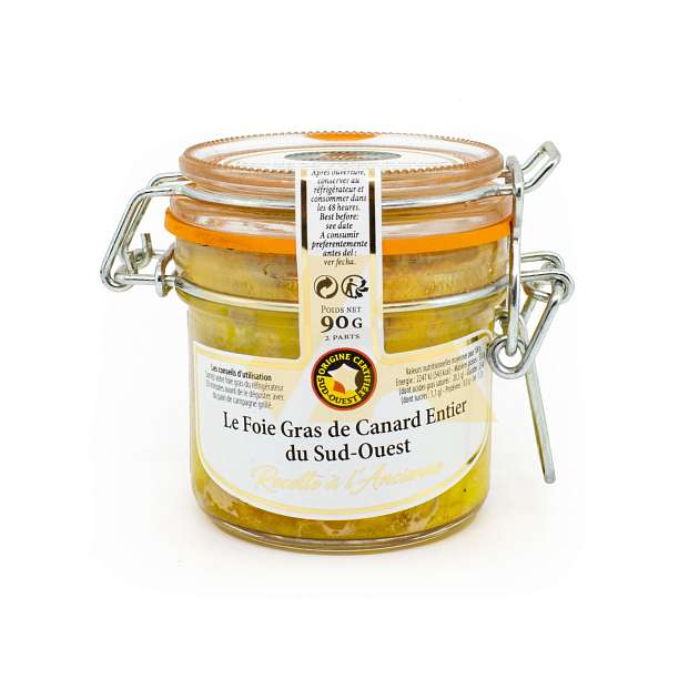 Фуа-гра утиная, цельная, консервы из печени утки, VALETTE, 0,09 кг (ст/б) 0.09 кг Valette Foie Gras Франция