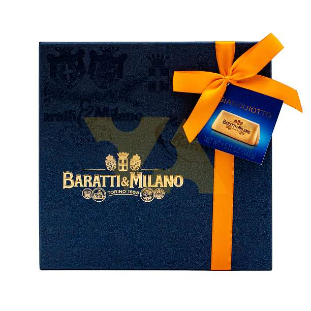Джандуотти, конфеты из молочного шоколада и шоколадно-ореховой пасты джандуйя LINEA PRESTIGIO, 4320, BARATTI&MILANO, 0,145 кг (карт/кор)  Baratti & Milano Италия