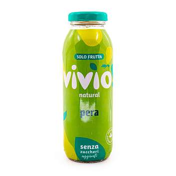 Напиток фруктовый натуральный с грушевым соком без добавления сахара, VIVIO, 0,250 л (ст/бут)