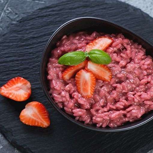 Ризотто с клубникой