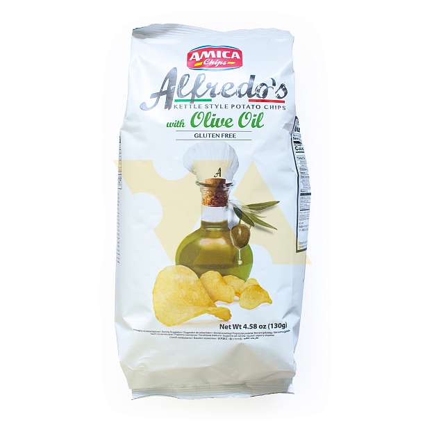 Чипсы картофельные с оливковым маслом ALFREDO'S, AMICA CHIPS, 0,13 кг  Amica Chips Италия