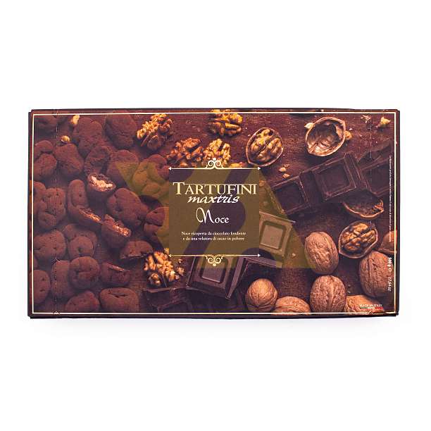 Грецкий орех ТАРТУФИНИ в темном шоколаде, MAXTRIS, 0,5 кг  Confetti Maxtris Италия