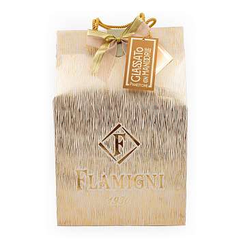 ПАНЕТТОНЕ, ГЛАЗИРОВАННЫЙ МИНДАЛЕМ, FLAMIGNI, 1 кг (подарочный пакет)