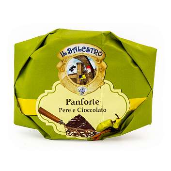 Панфорте с шоколадом и грушей IL BALESTRO, 0,250 кг (бум/уп)