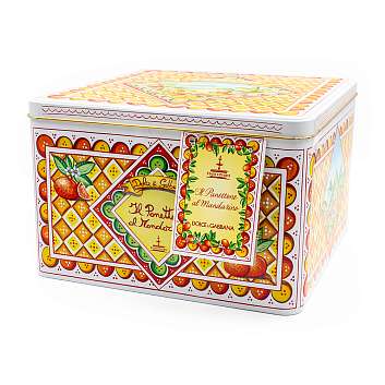 Панеттоне с сицилийскими мандариновыми цукатами без изюма DOLCE&GABBANA, 1 кг (ж/б)