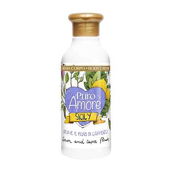 Крем для тела с лимоном и цветками каперсов, PURO AMORE, 0,250 мл