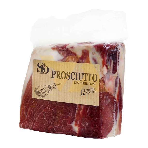 Окорок сыровяленый (прошутто) SD, выдержка 12 мес., блок, ~ 2 кг (вак/уп)  Сытный дом Россия