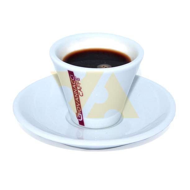 Набор фарфоровых чашек и блюдец для эспрессо CAFFE GIOVANACCI 6 шт (маленькие) Giovannacci Caffè Италия