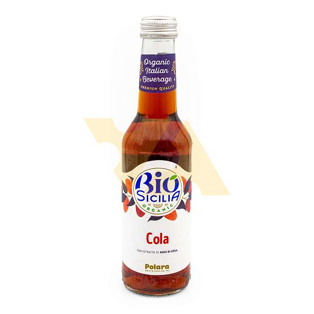 Кола BIO, напиток безалкогольный газированный, POLARA, 0,275 мл (ст/бут)  BIBITE POLARA S.R.L. Италия