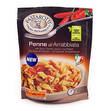 Пенне Арраббьята, паста быстрого приготовления, PASTAROTTI, ANTAAR&S, 0,175 кг
